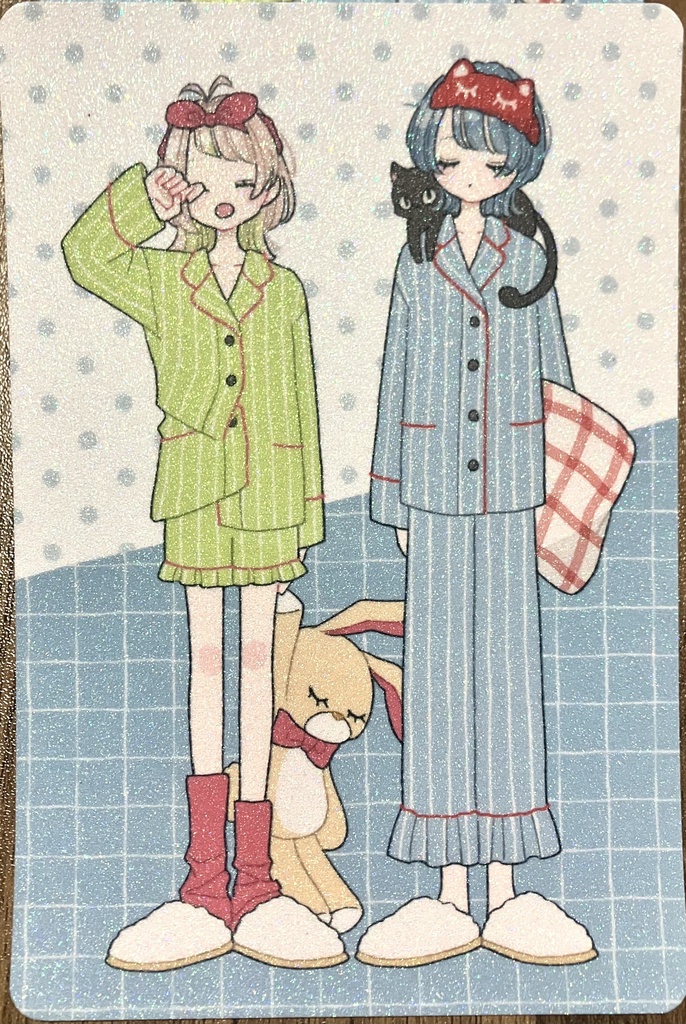 わかみょ ポストカード(パジャマ)