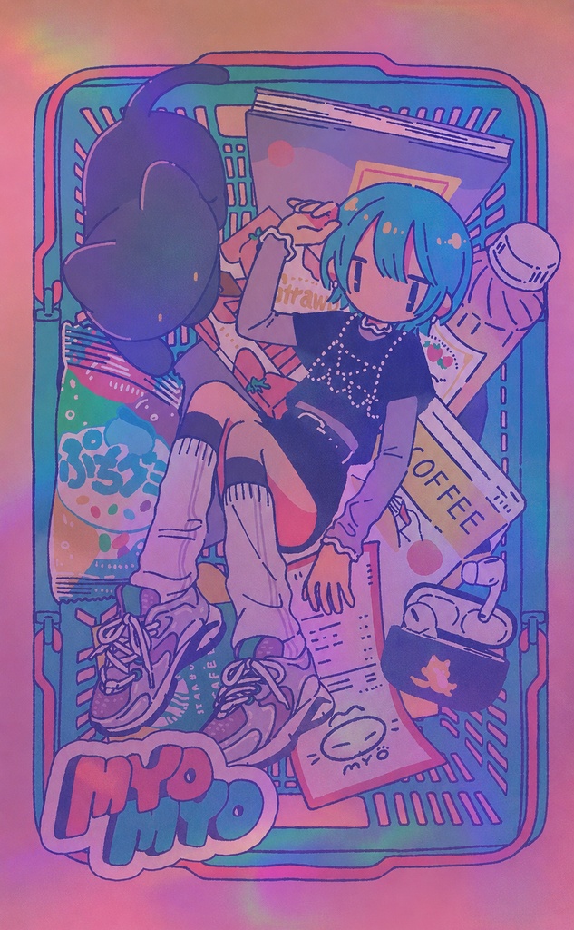 みょみょ キラステッカー