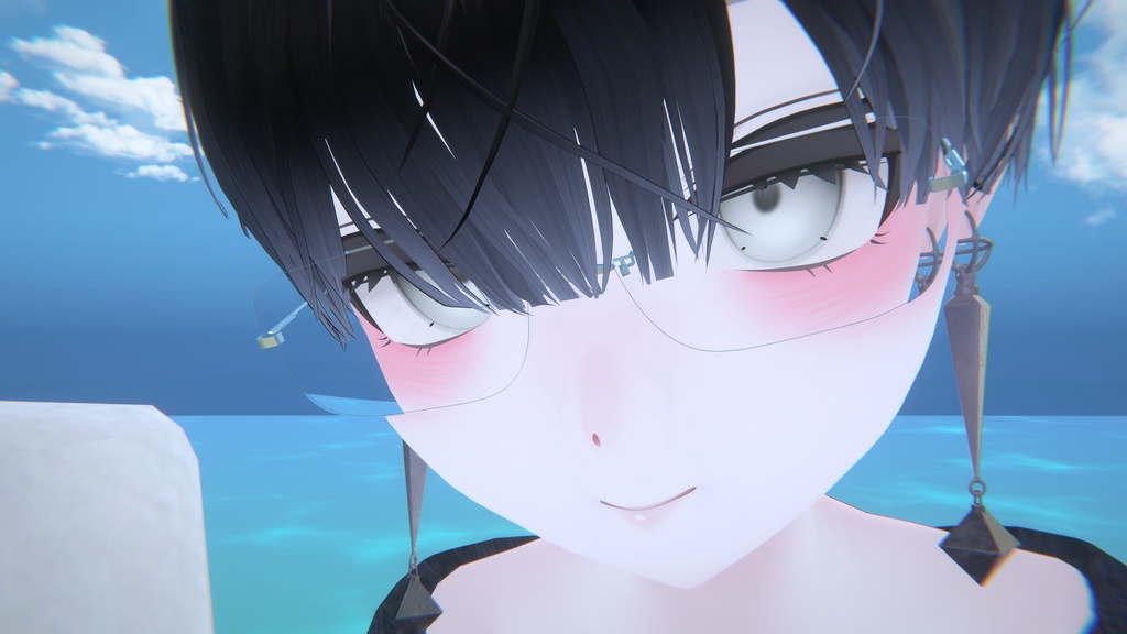 リアル近視レンズシェーダー採用メガネ