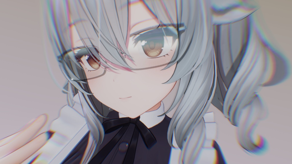 3Dモデル「黒縁眼鏡」カラバリ有り サングラス付き
