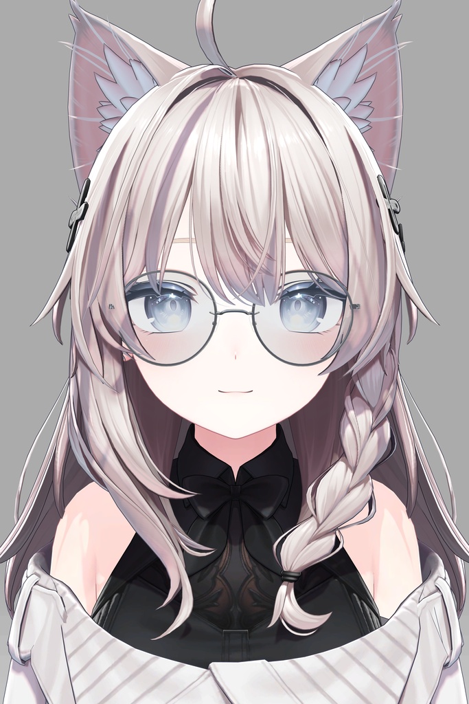 【3Dモデル】丸メタルメガネ【無料】