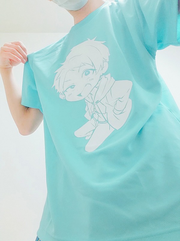 みゅさんTシャツ(アクアブルー)