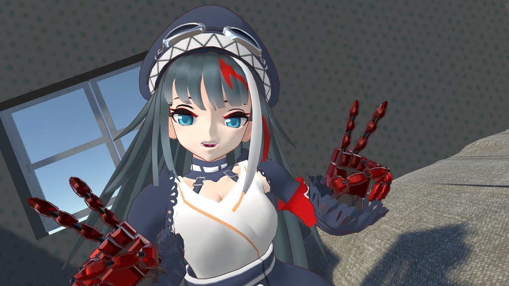 VRChatアバター/MMD ドイッチュラント3Dモデル