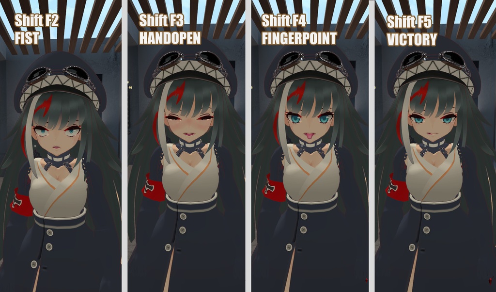 VRChatアバター/MMD ドイッチュラント3Dモデル