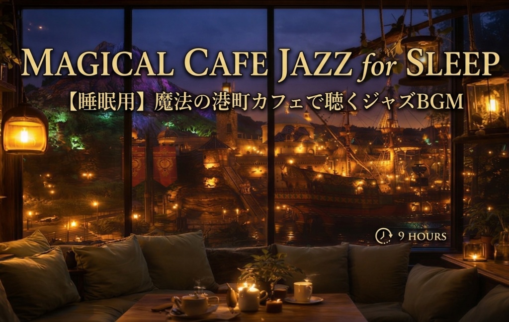 【睡眠用BGM】魔法の夜カフェ・ジャズ 22曲フルセット（MP3版）