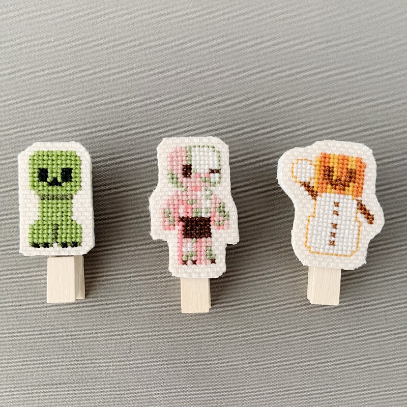 マイクラ クロスステッチクリップa 雑貨舗紗ノ紗 Web支店 Booth