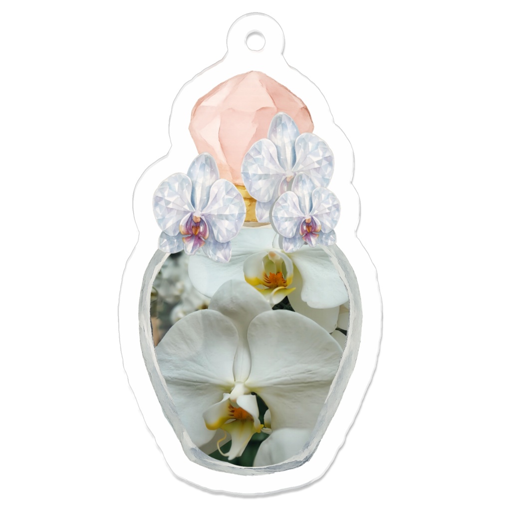 phalaenopsis pefume|アクリルキーホルダー(line & light)