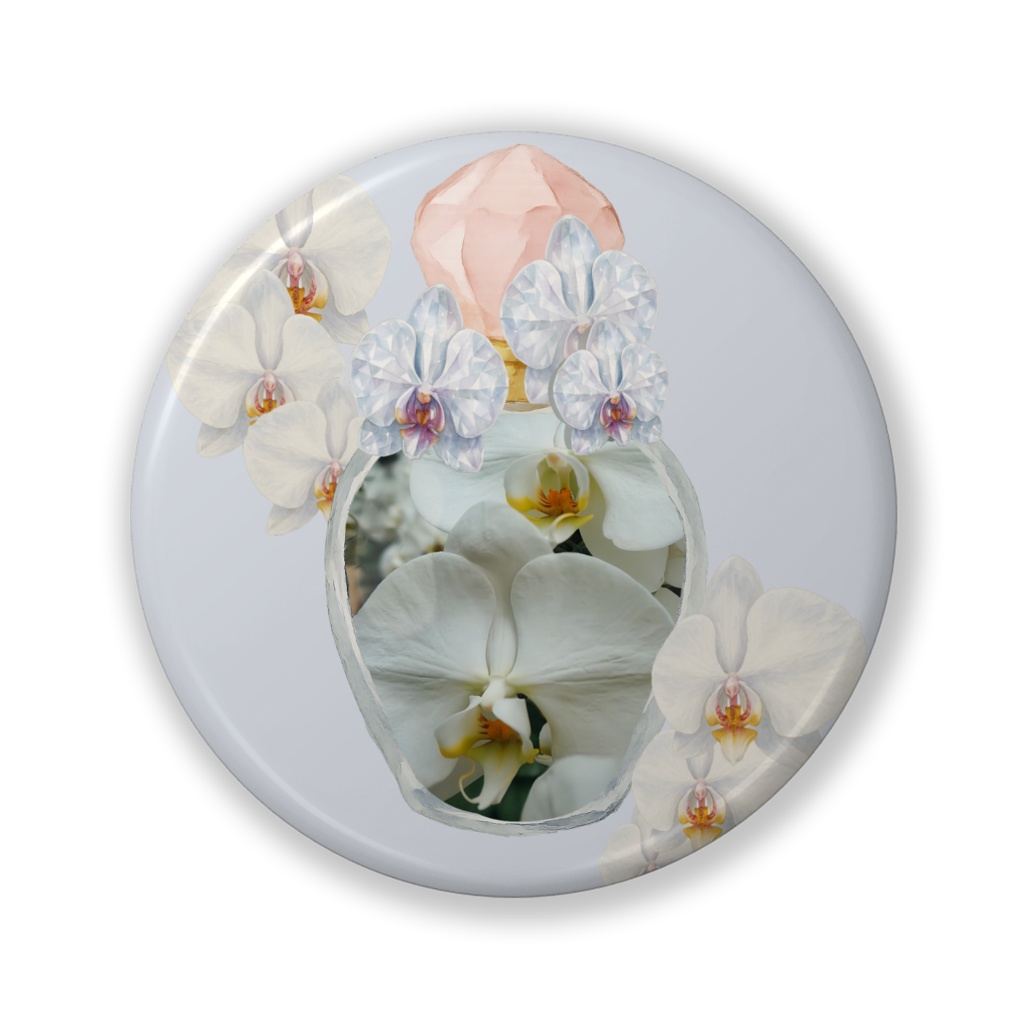 phalaenopsis pefum|缶バッジ(line & light)