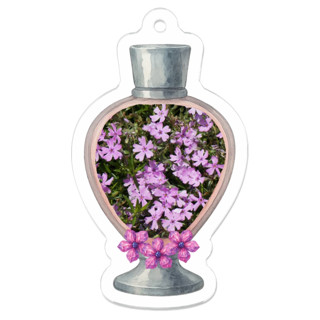 Moss phlox Pefum|アクリルキーホルダー(line & light)