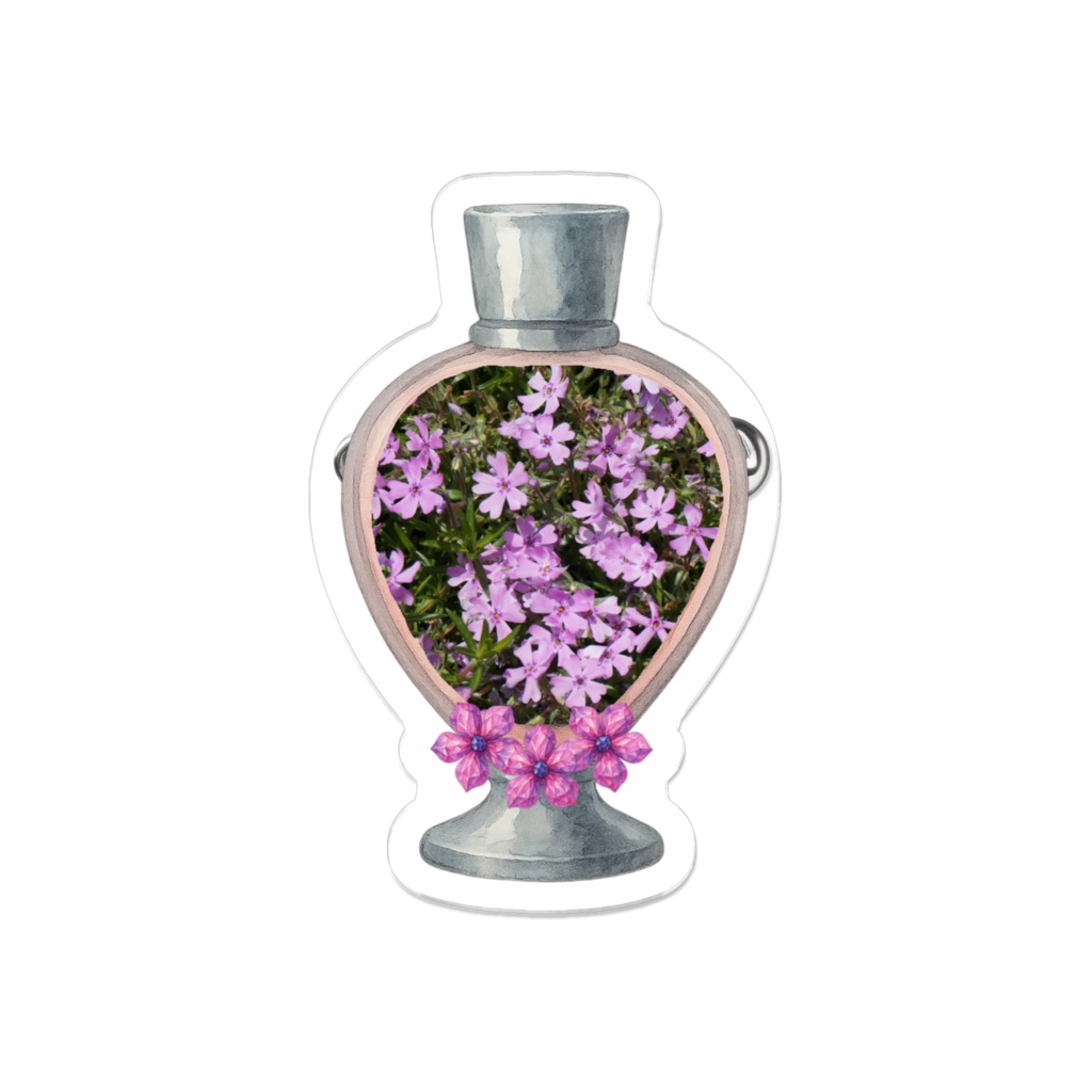 Moss phlox Pefum|アクリルバッジ(line & light)