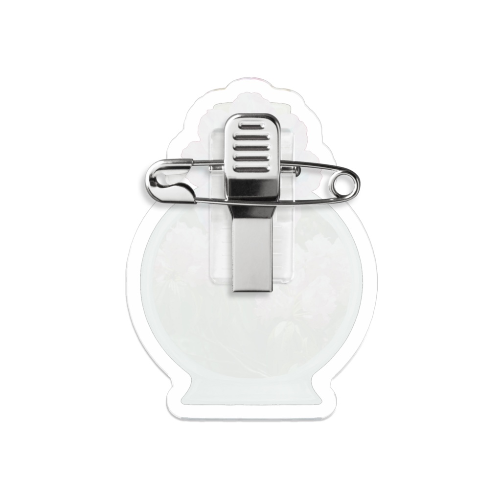 Rhododendron Pefum|アクリルバッジ(line & light)