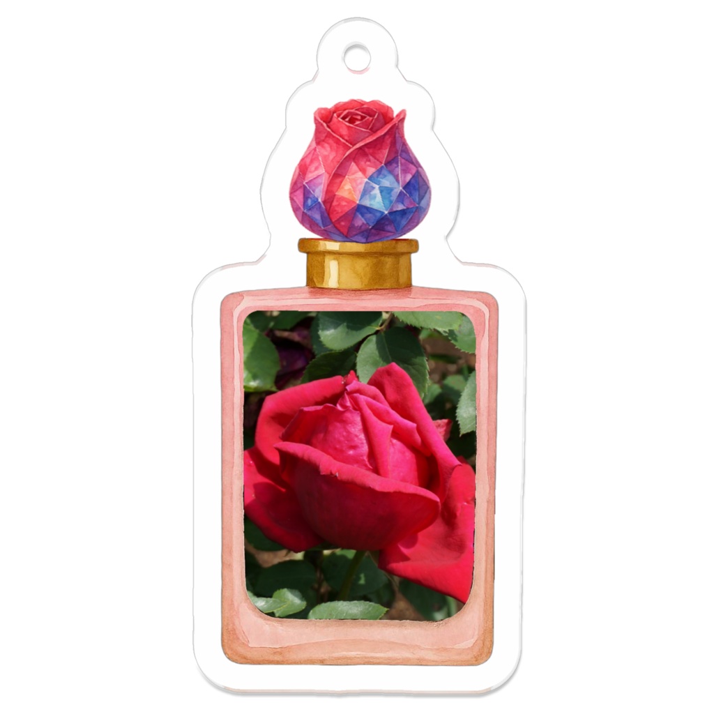 Rose bud|アクリルキーホルダー(line & light)