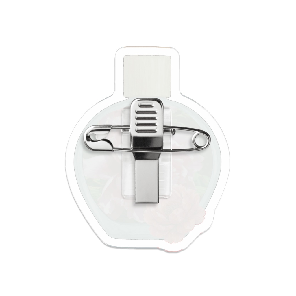 Peony Perfume|アクリルバッジ(line & light)