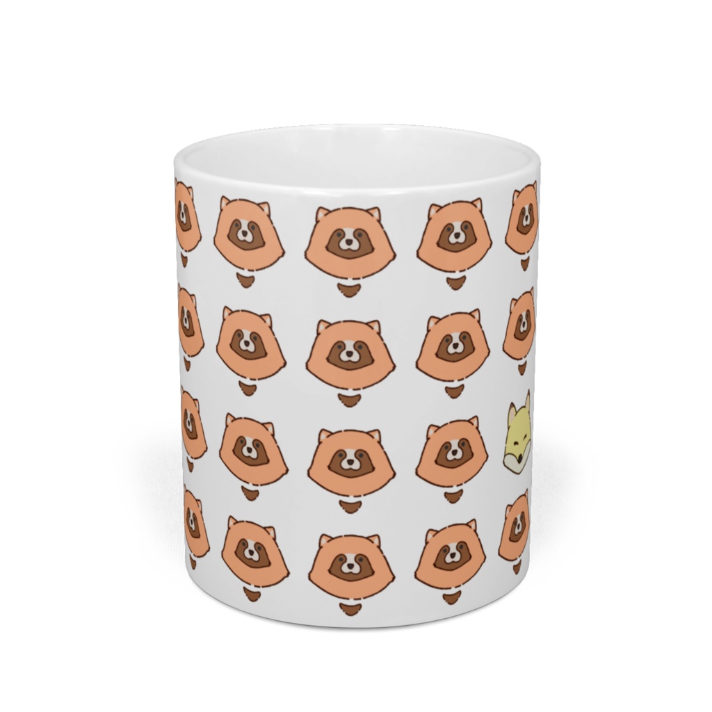 たぬきのマグカップ