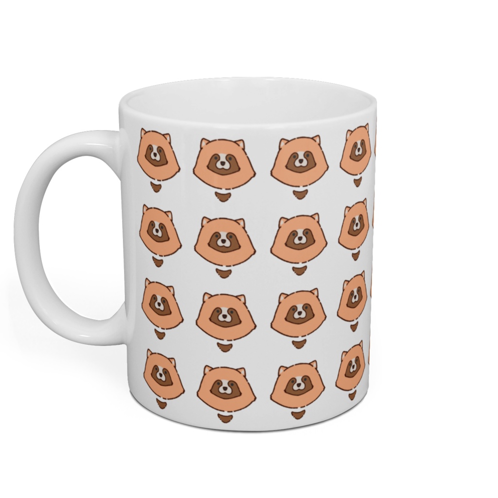 たぬきのマグカップ