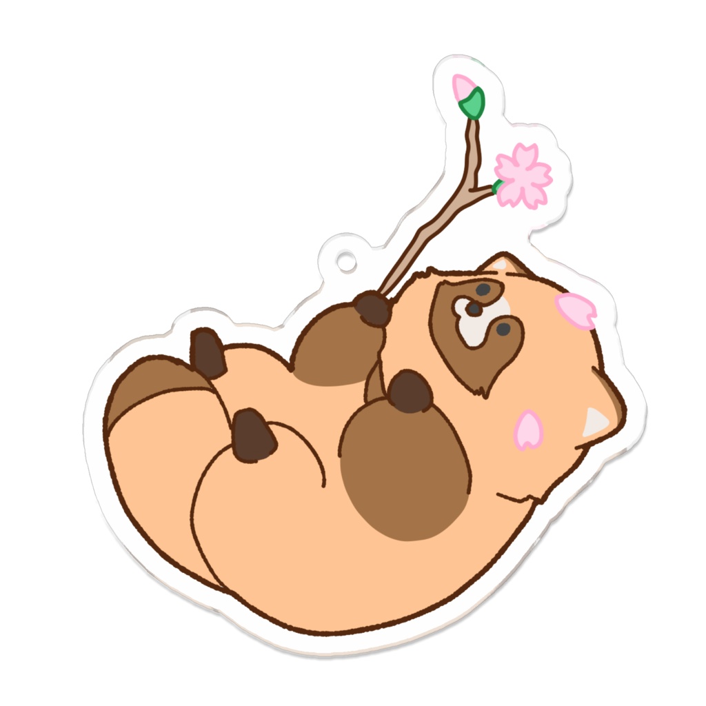 たぬきーほるだー　桜