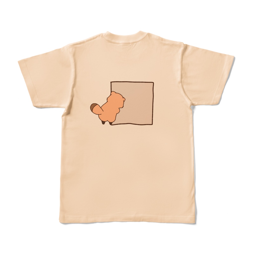 ひょっこりたぬTシャツ