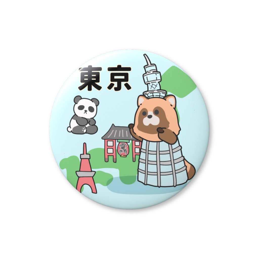 都道府県缶バッジシリーズ 東京