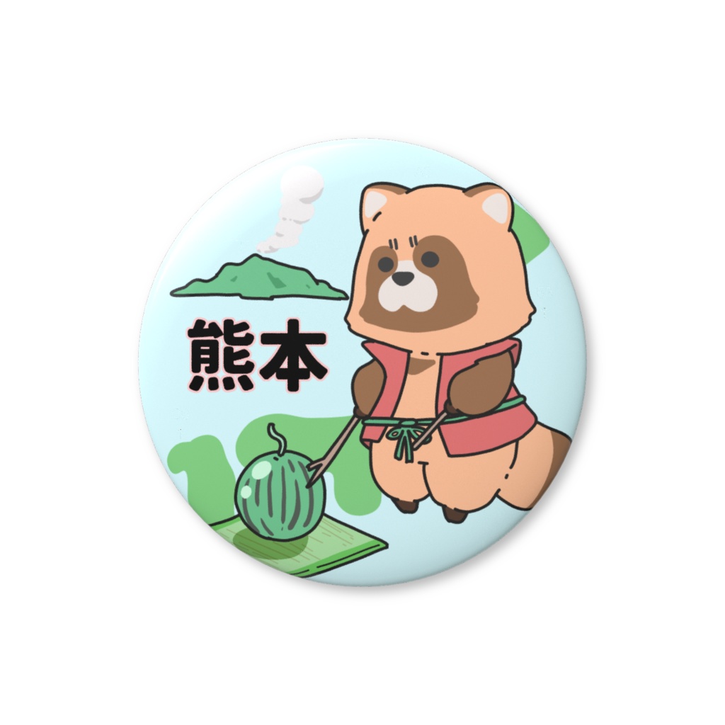 都道府県缶バッジシリーズ　熊本