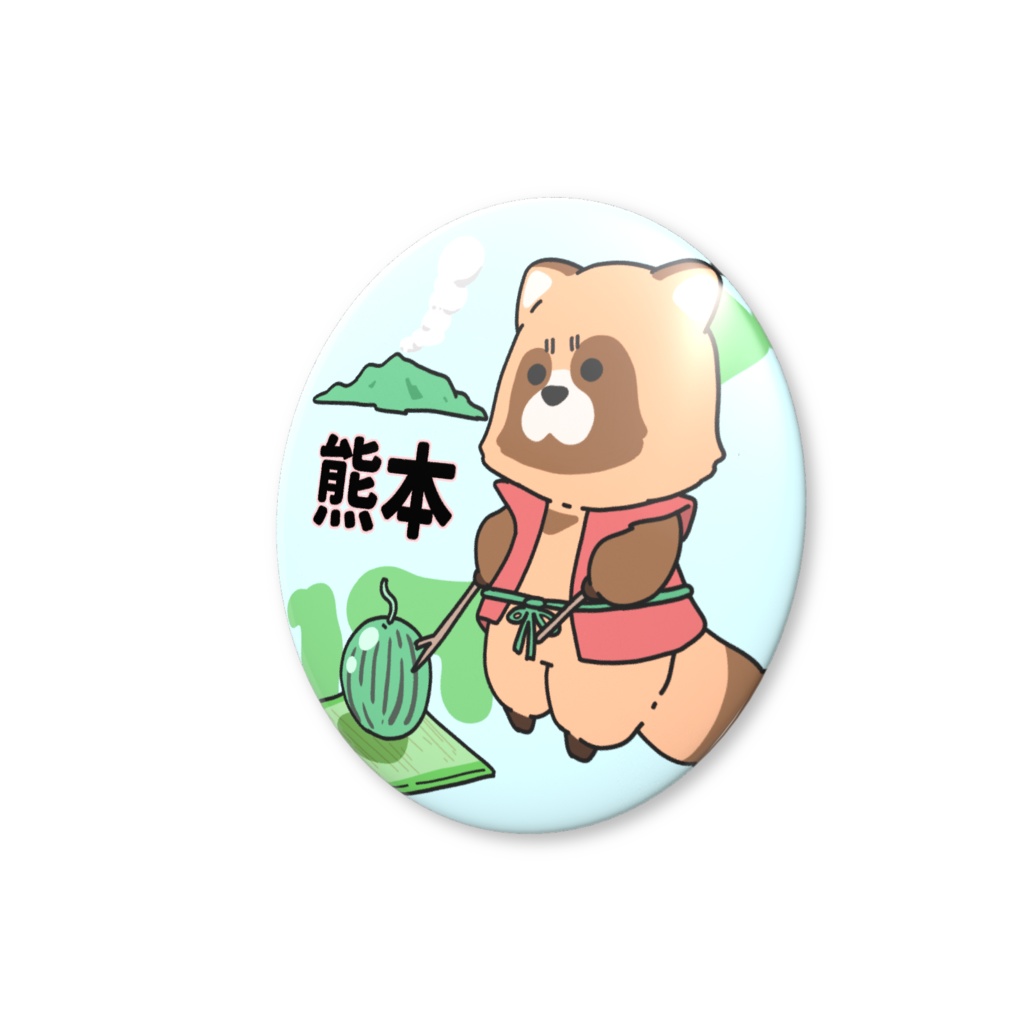 都道府県缶バッジシリーズ 熊本