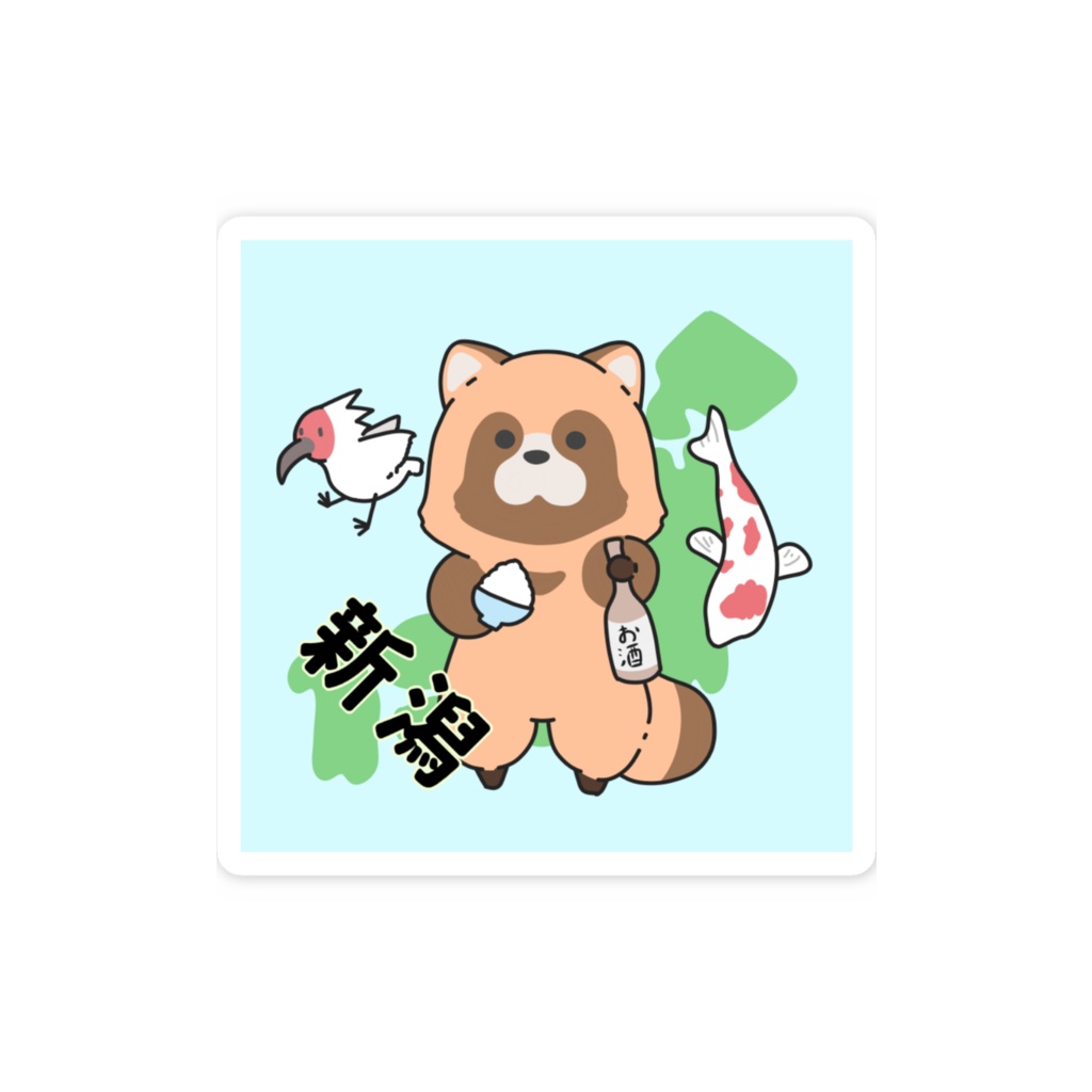 都道府県ステッカーシリーズ 新潟