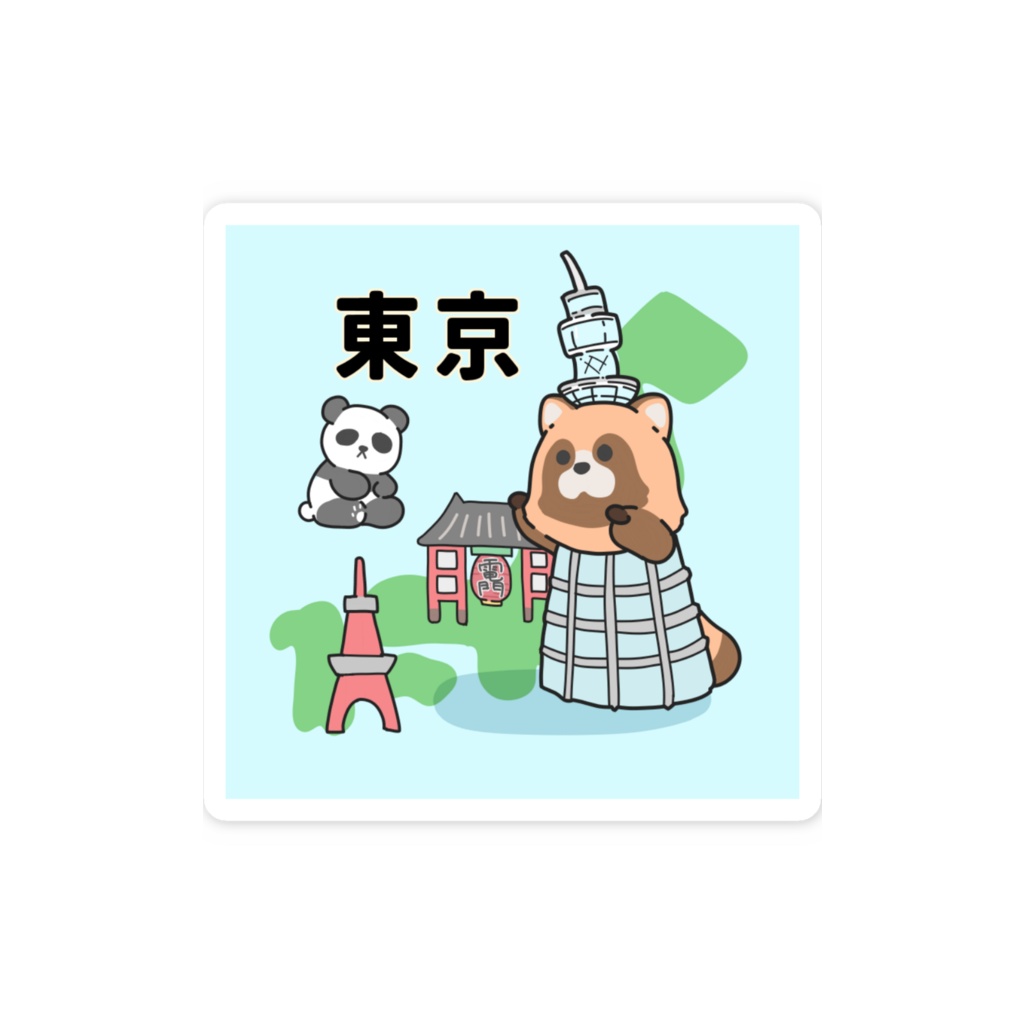 都道府県ステッカーシリーズ 東京