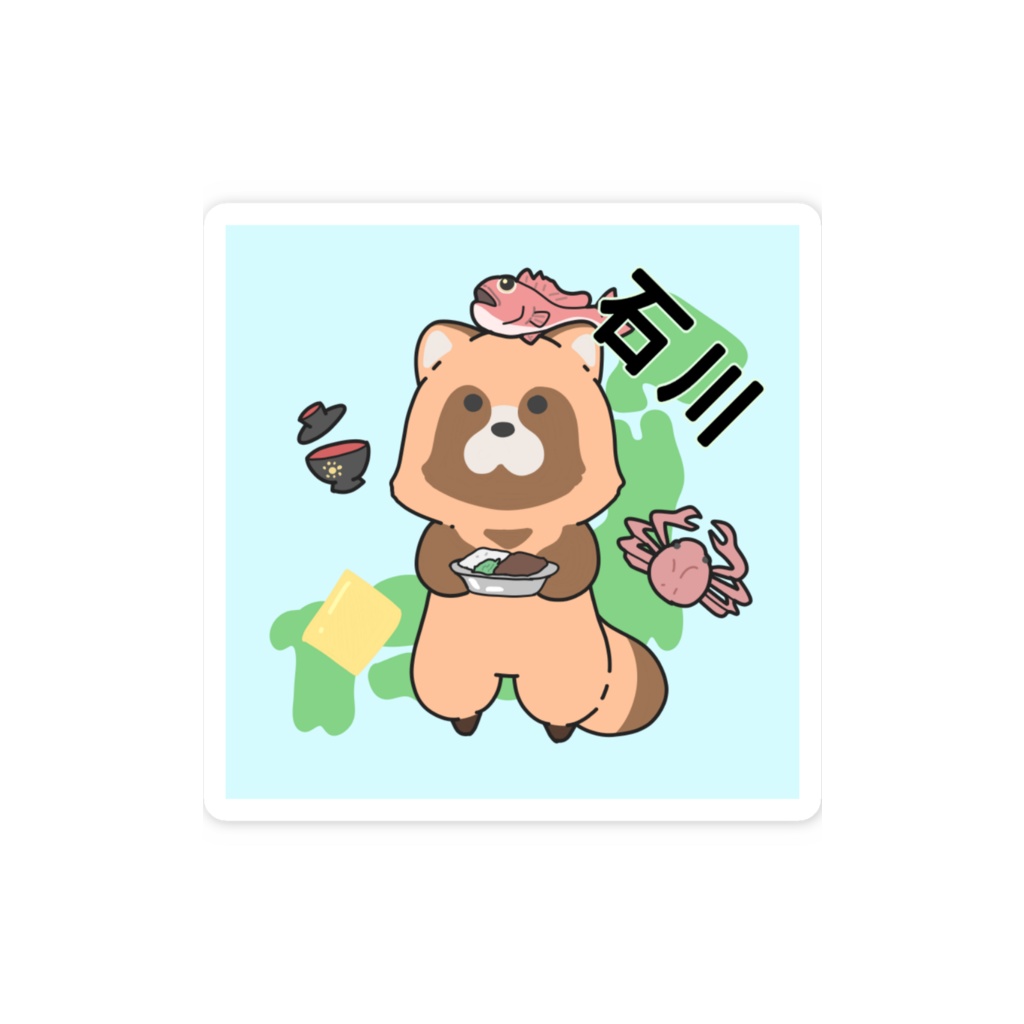 都道府県ステッカーシリーズ 石川