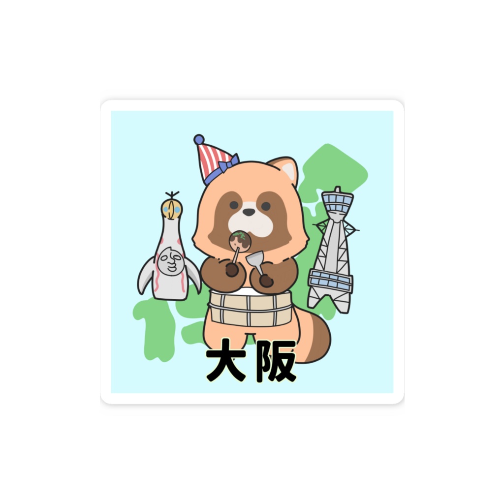 都道府県ステッカーシリーズ 大阪
