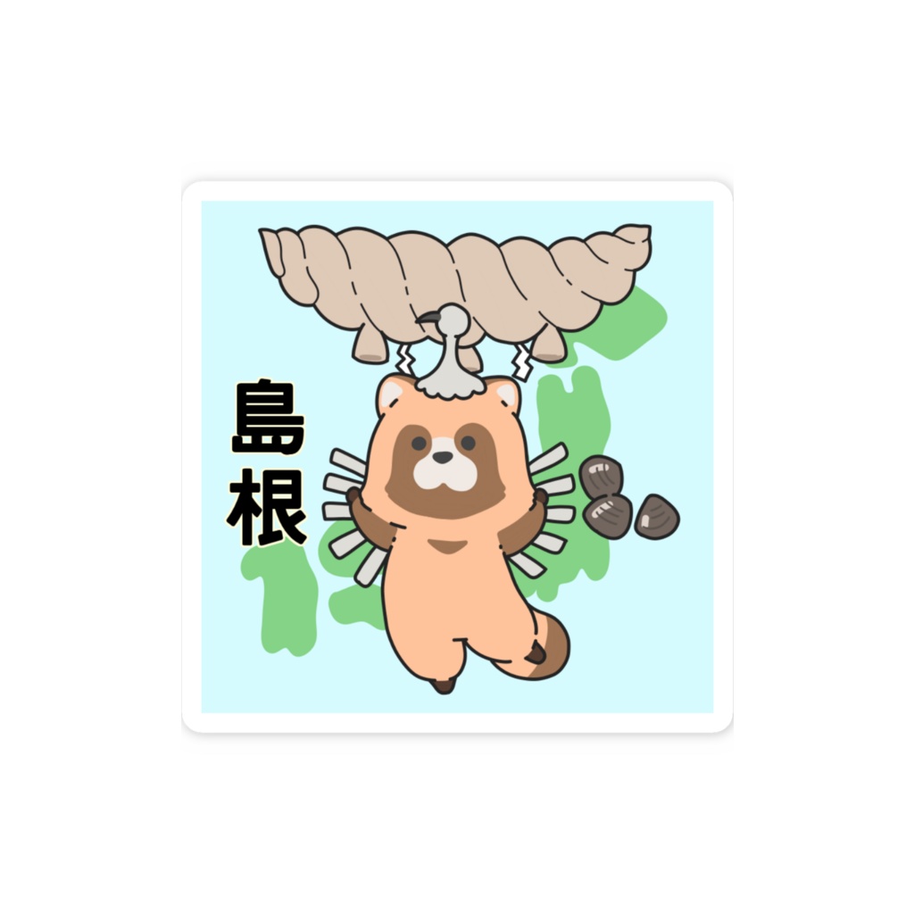 都道府県ステッカーシリーズ 島根