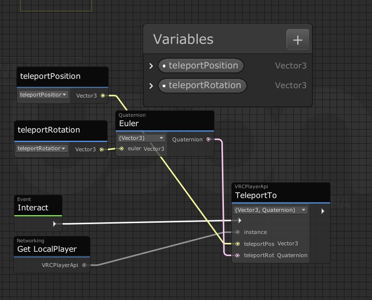 【SDK3】テレポートのやつ。