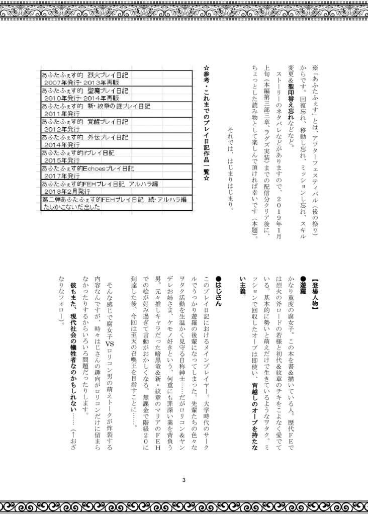 第3弾あふたふぇす的FEHプレイ日記