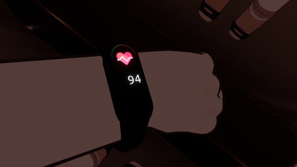 Mi Smart Band 6 for VRChat Avatar 3.0 OSC Heart Rate【△404】