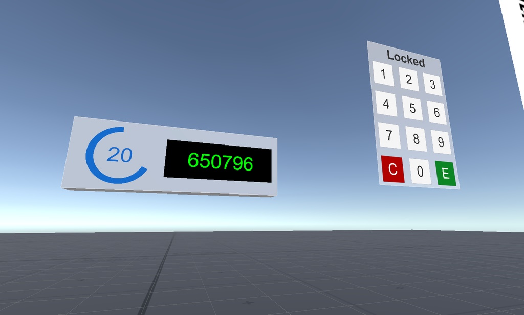 【無料】Free VRChat SDK3 World Dynamic Password Lock Based on TOTP UdonSharp