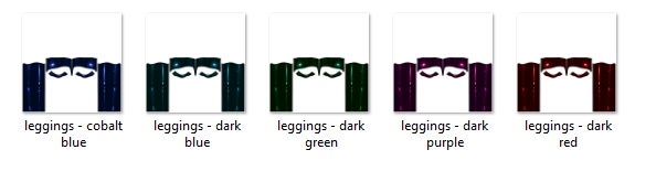 Fetish Latex Leggings with Zipper for VRoid Stable and Beta