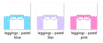 Fetish Latex Leggings with Zipper for VRoid Stable and Beta