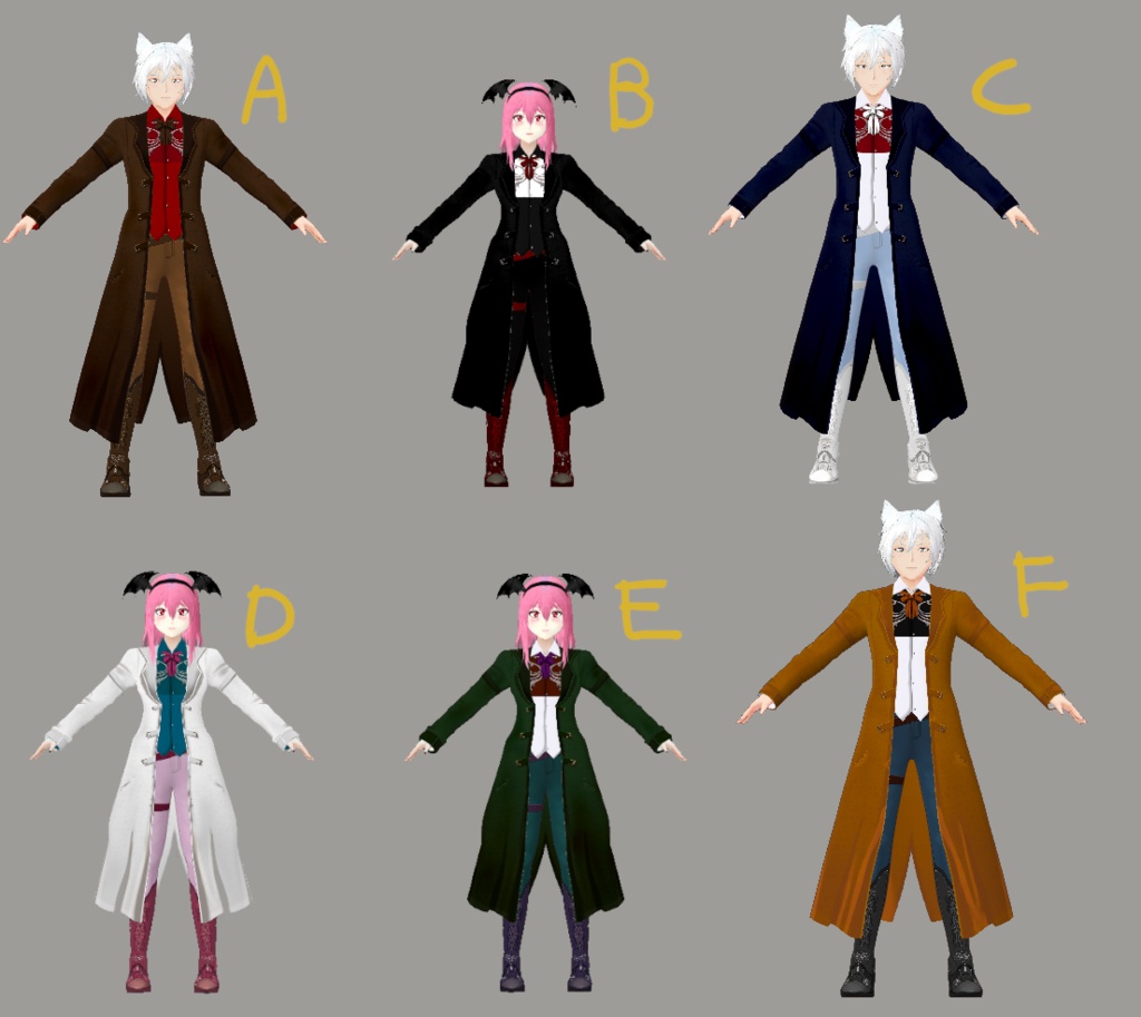 Western Outfit for VRoid models