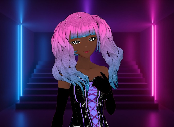 Rich Curly Hair Preset for VRoid Studio - 3 in 1