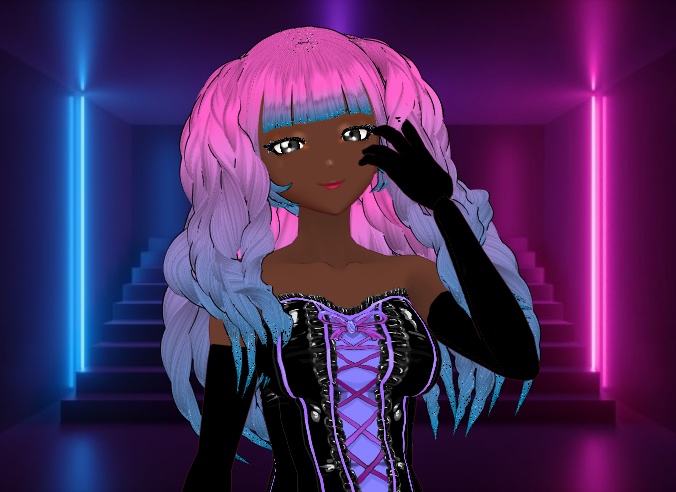 Rich Curly Hair Preset for VRoid Studio - 3 in 1