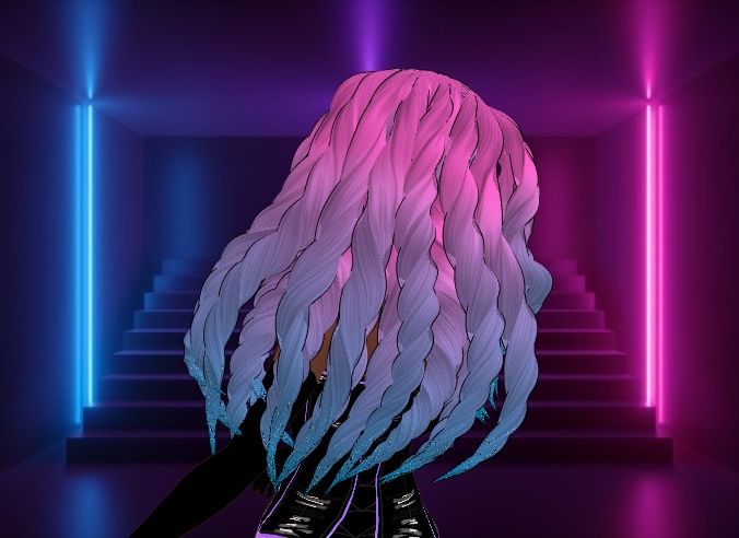 Rich Curly Hair Preset for VRoid Studio - 3 in 1