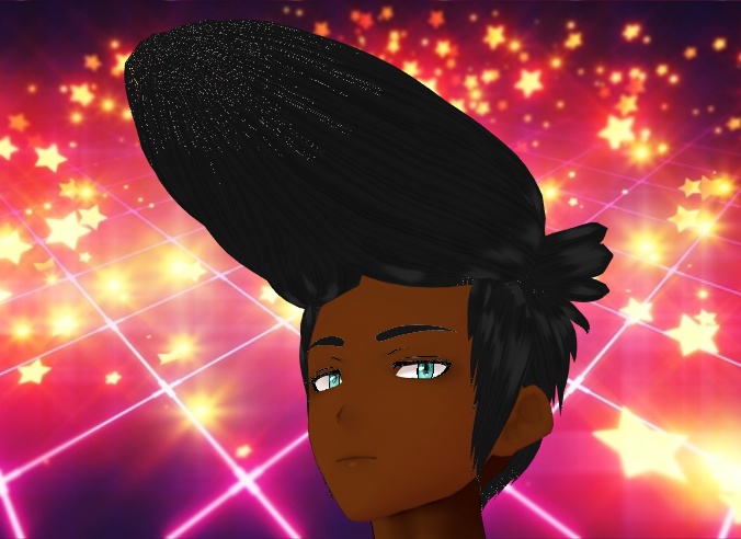 Pompadour Hair Preset for Vroid