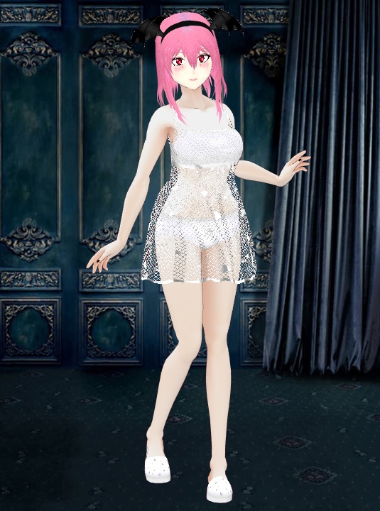 Sparkly Heart Sleepwear VRoid - 4 pieces Set