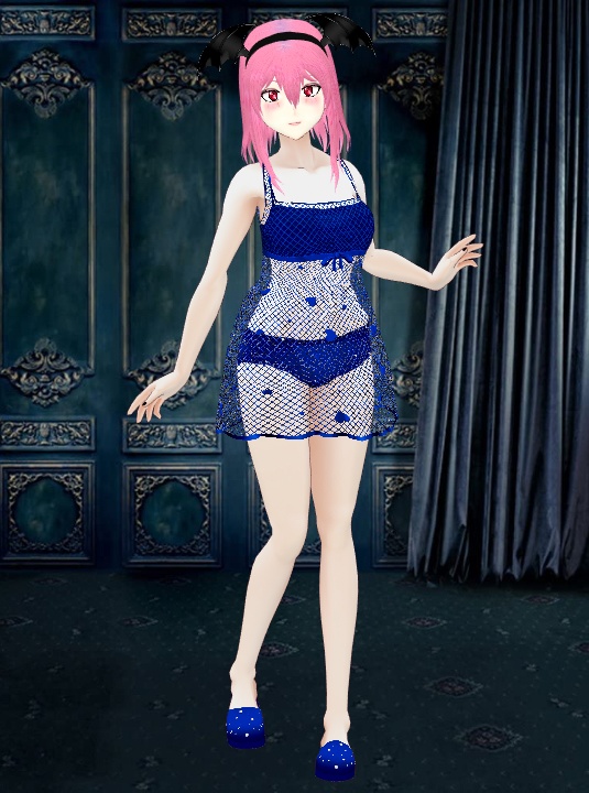 Sparkly Heart Sleepwear VRoid - 4 pieces Set