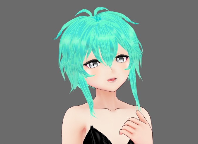Layered Short Hair - Hair Preset for VRoid (Stable and Beta)
