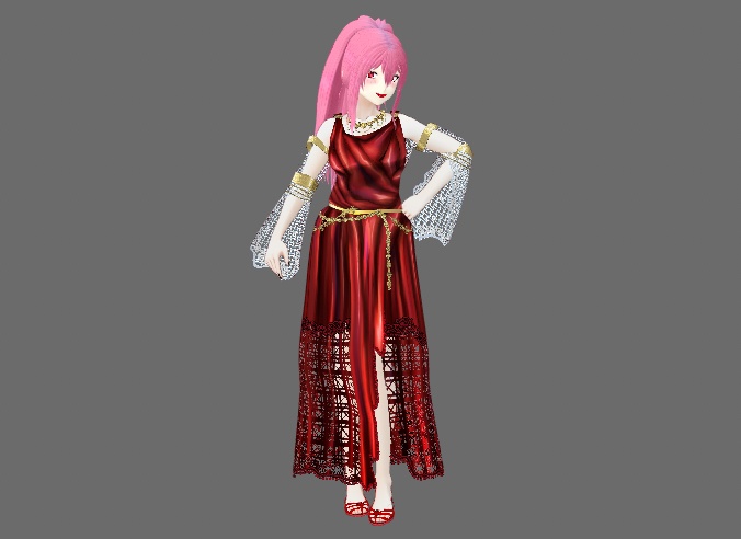 Roman Courtesan (10 colors) - Outfit set for VRoid