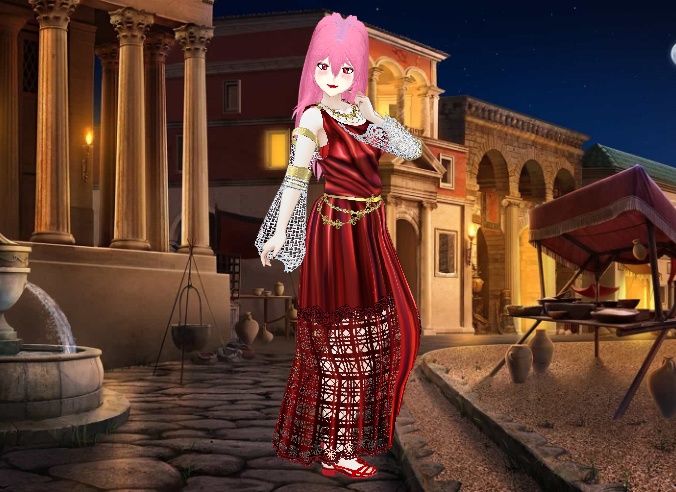 Roman Courtesan (10 colors) - Outfit set for VRoid 