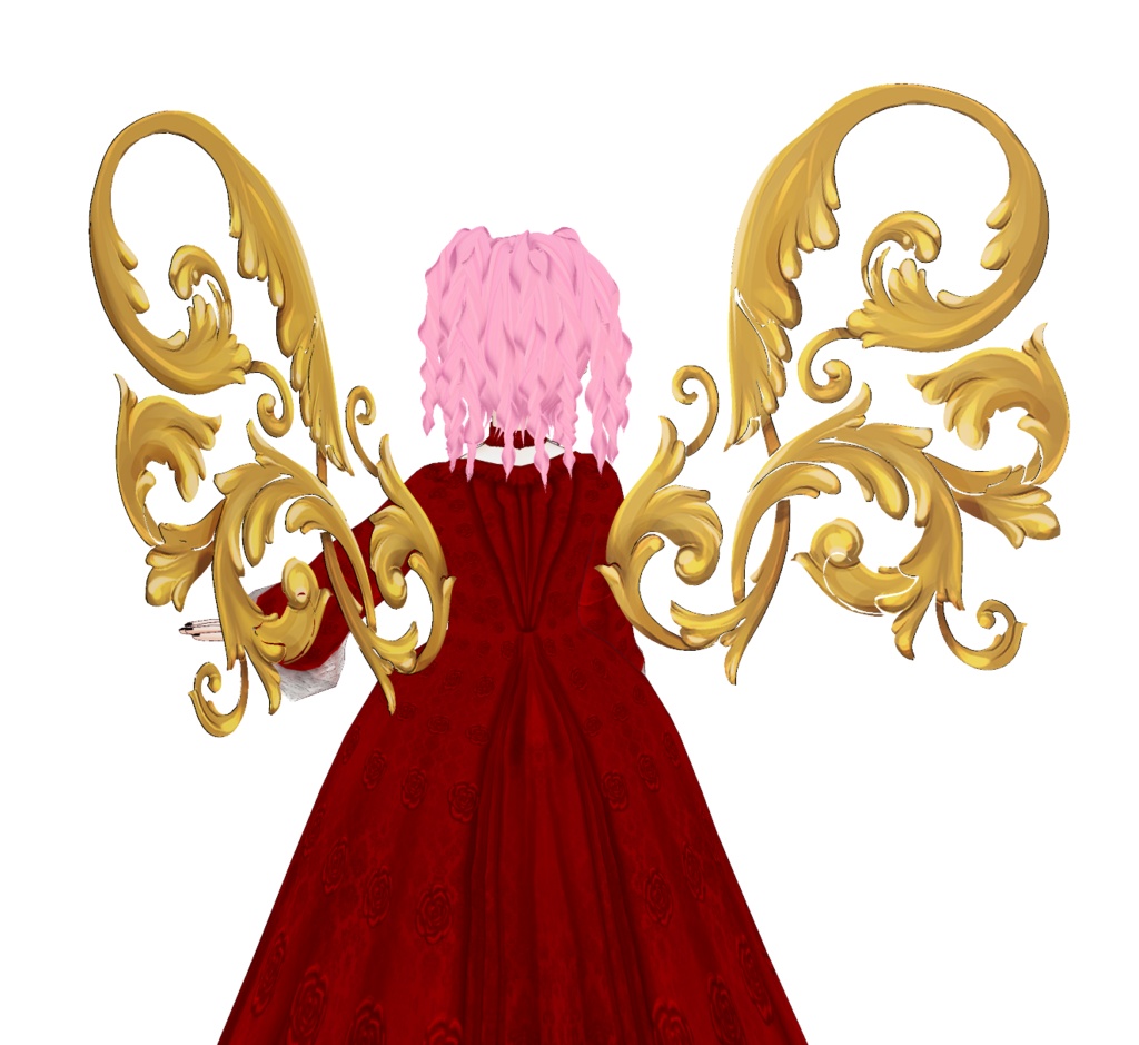 Baroque Wings for VRM - Unity Package and FBX