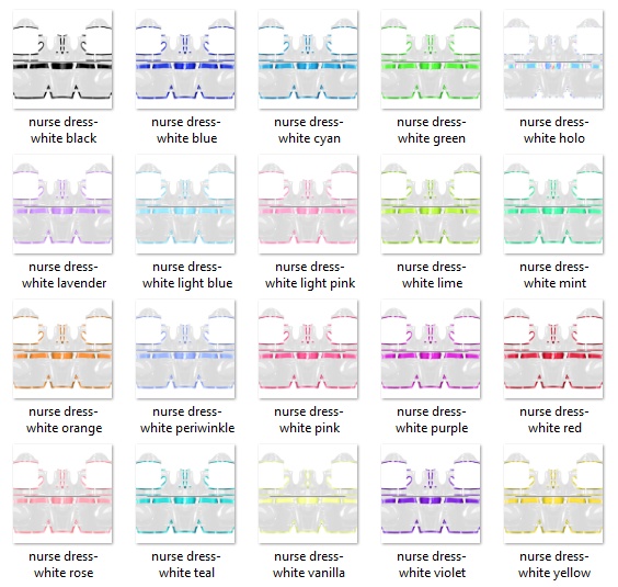 Loving Nurse Dress for VRoid models