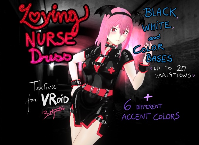 Loving Nurse Dress for VRoid models