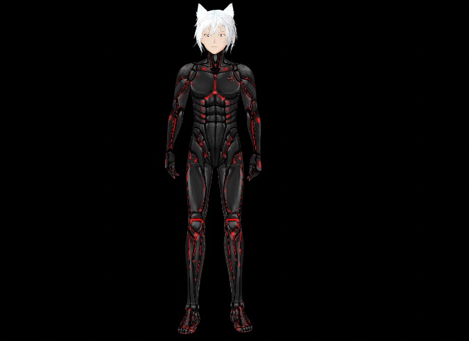 Augmented Body Suit for VRoid Male Base