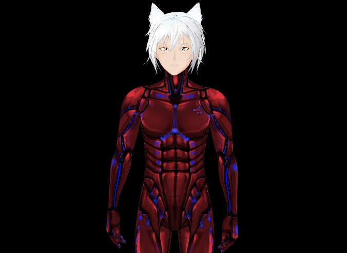 Augmented Body Suit for VRoid Male Base